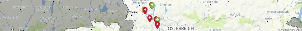 Map view for Pharmacies emergency services nearby Sankt Wolfgang im Salzkammergut (Gmunden, Oberösterreich)